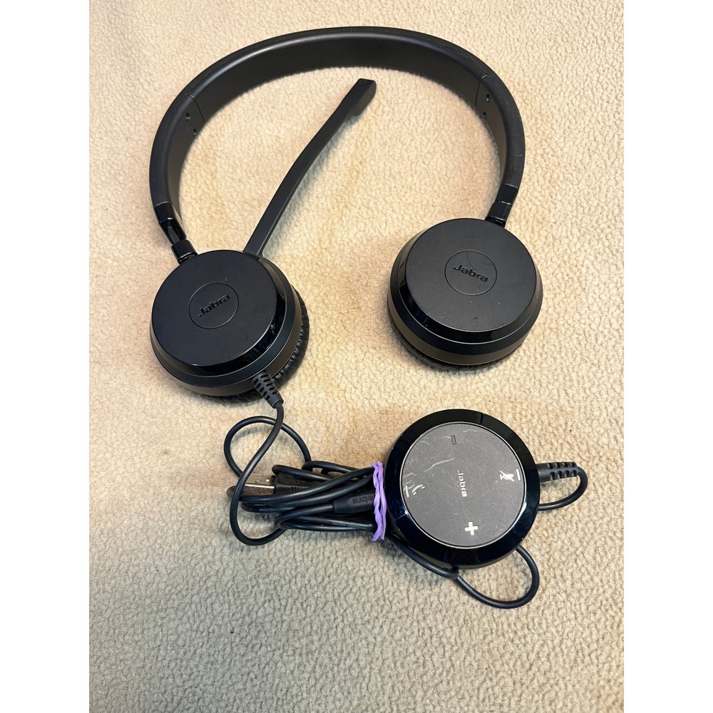 Jabra Evolve‎ 30 II Wired Stereo Headset USB-A Microsoft Teams Black ENC060